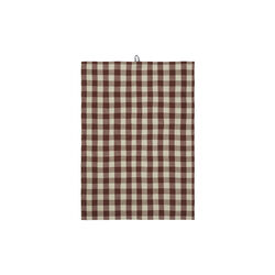 Hale Tea Towel, cinnamon/grey green, Ferm Living