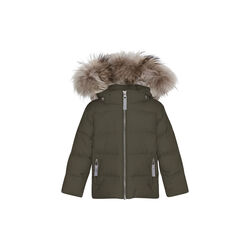 Baby Down Jacket with Fur| Crocodile | Dunjakke, VER de TERRE