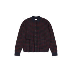 Felted Jacket, check, FUB