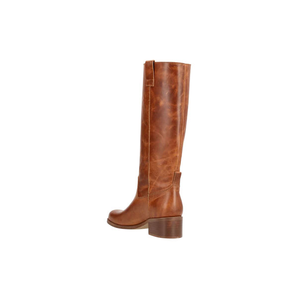 MARTINA LONG Long boots, cognac, phenumb copenhagen