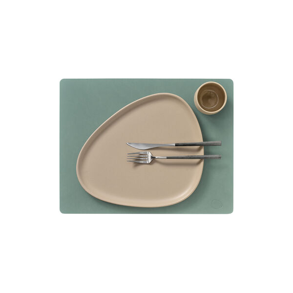 Nupo d&aelig;kkeserviet Square L, pastel green, LIND DNA
