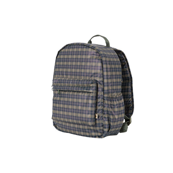 Rainy Kids Backpack Midi, laurel blue check Rainy Kids Backpack Midi, laurel blue check, Konges Sløjd