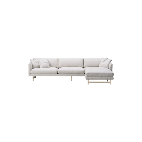 FF5555 95 3 pers. sofa chaise, lys beige/lakeret eg FF5555 95 3 pers. sofa chaise, lys beige/lakeret eg, Fredericia Furniture