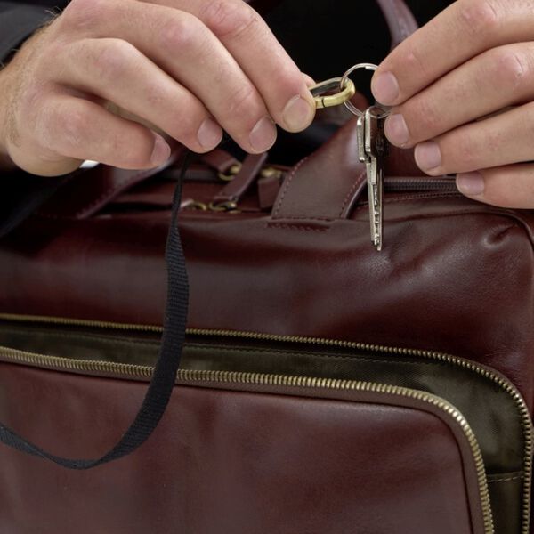 SKAGEN Briefcase, brown SKAGEN Briefcase, brown, JOST