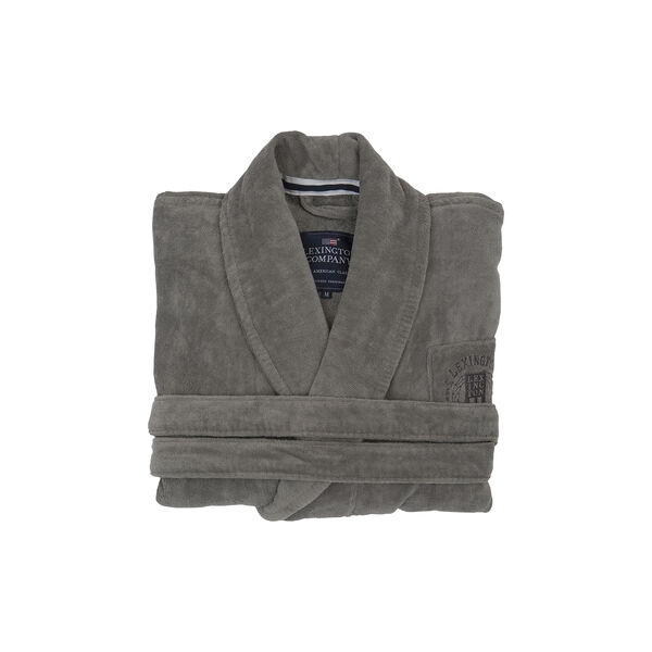 Hotel Velour badekåbe, gray, Lexington