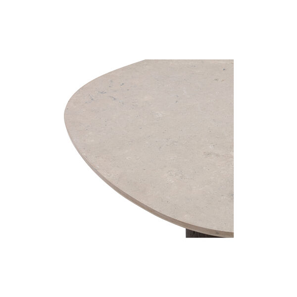 Ovata spisebord, Jura Grey limestone/dark brown oak, Wendelbo