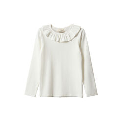 FalinaKB T-shirt long sleeve, snow white, Sofie Schnoor
