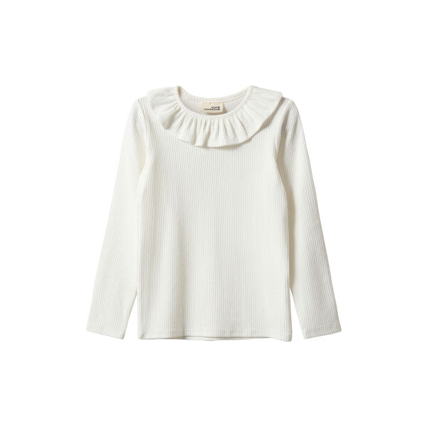 FalinaKB T-shirt long sleeve, snow white, Sofie Schnoor