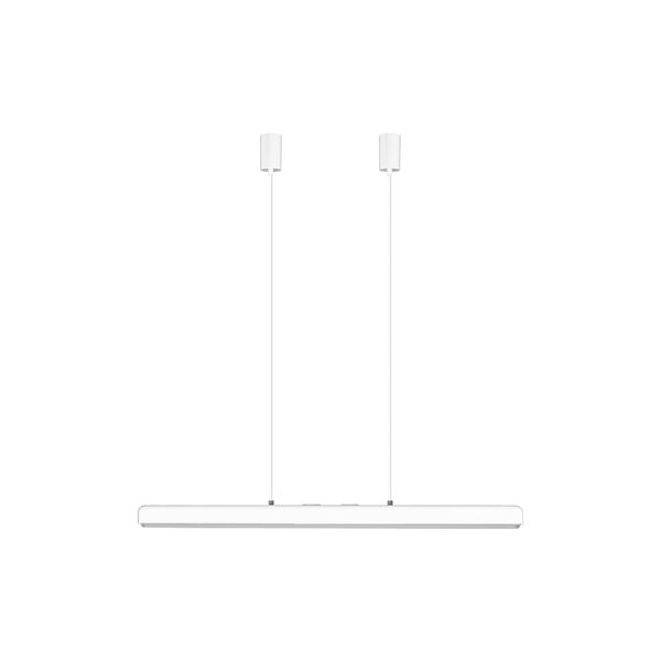 Hazel Branch Pendant, white/steel, UMAGE