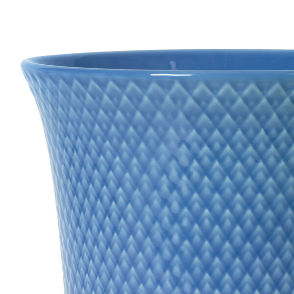 Rhombe Color vase, bl&aring;, Lyngby Porcel&aelig;n