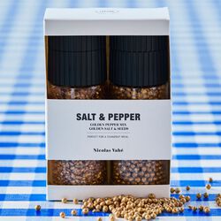 Gift box | Golden salt & seeds + pepper mix | 86+73 g, Nicolas Vah&eacute;