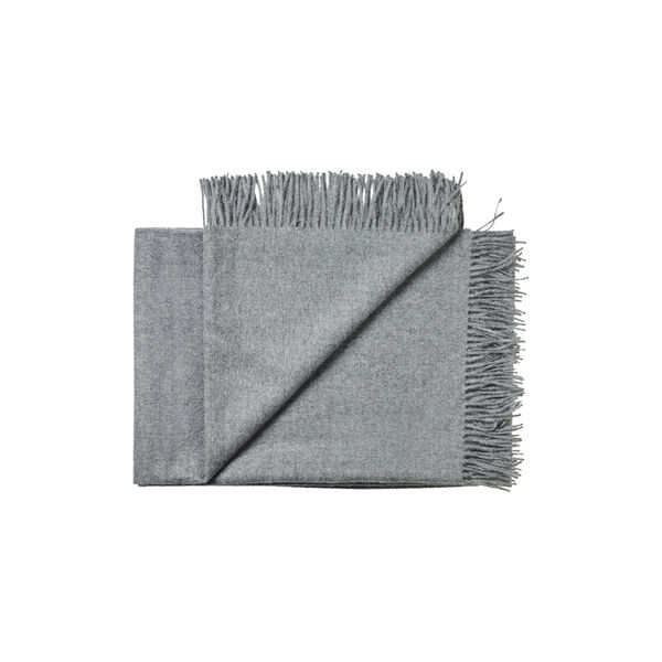 Arequipa plaid, 00435 medium grey Arequipa plaid, 00435 medium grey, Silkeborg Uldspinderi