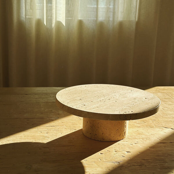 Høj dekorativt fad, sand Høj dekorativt fad, sand, HOEME Copenhagen