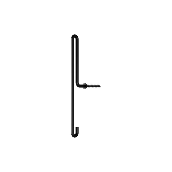 Wall Hook, black, MOEBE