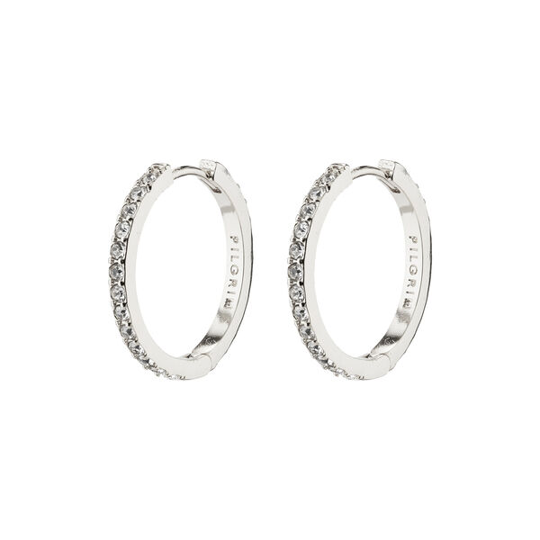 EBNA medium krystal hoops, s&oslash;lvbelagt, Pilgrim