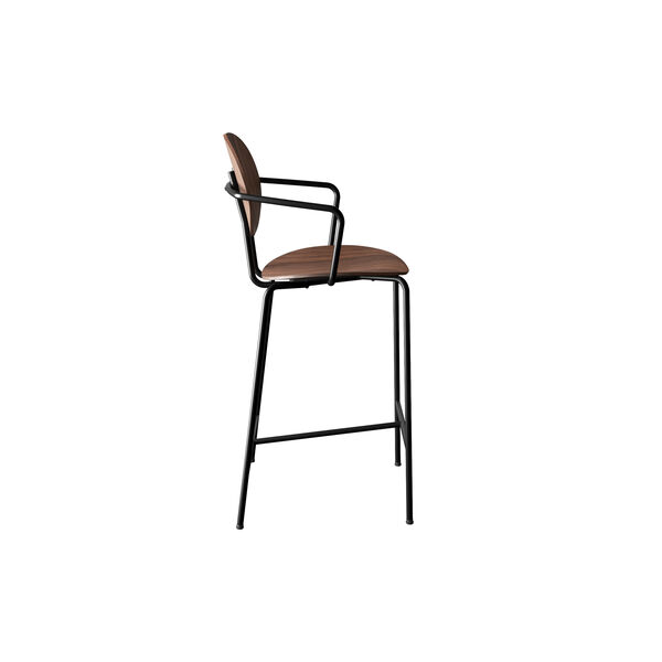 PIET HEIN Counter Chair with Arms, olieret valnød, Sibast Furniture