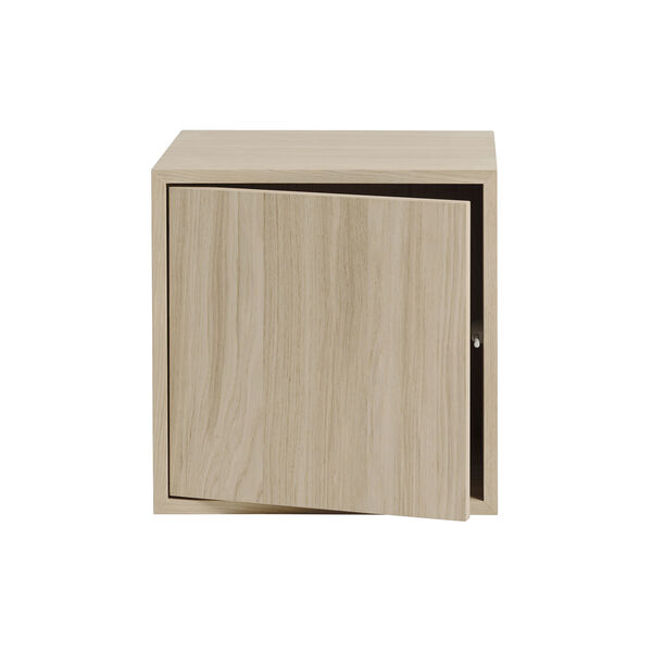 Stacked Storage System with Door, oak Stacked Storage System with Door, oak, Muuto