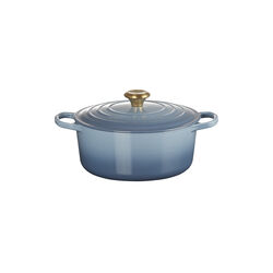 Signature rund gryde Ø 26 cm, chambray, Le Creuset