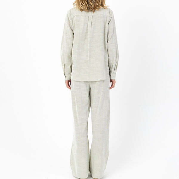 GWEN long pants, green stripe, Coster Copenhagen