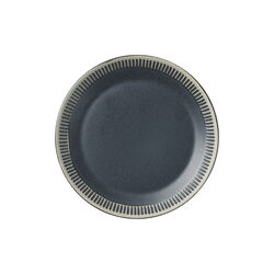 Colorit tallerken Ø 19 cm, dark grey, Knabstrup Keramik