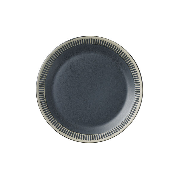 Colorit tallerken Ø 19 cm, dark grey, Knabstrup Keramik