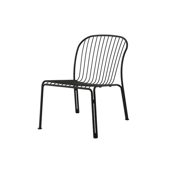 Thorvald SC100 Outdoor Lounge Chair, warm black, &Tradition