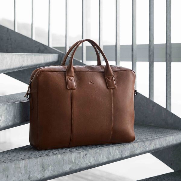 AxelMBG Laptop Bag, cognac, Markberg