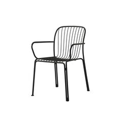Thorvald SC95 Outdoor Armchair, warm black, &Tradition