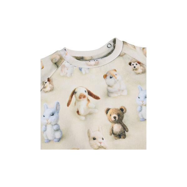 Disc Sweatshirt, felted friends, Molo