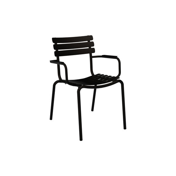 ALUA Dining Chair with Armrest, black ALUA Dining Chair with Armrest, black, HOUE