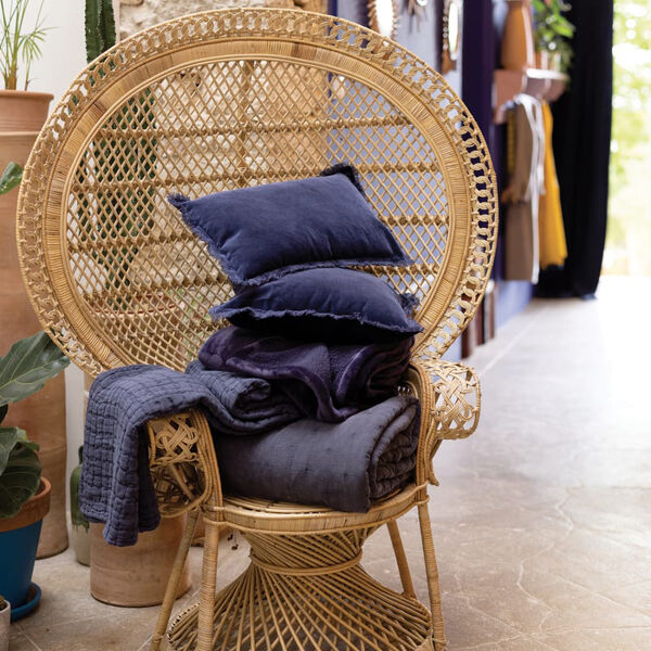 Swami sengetæppe, marine, Vivaraise