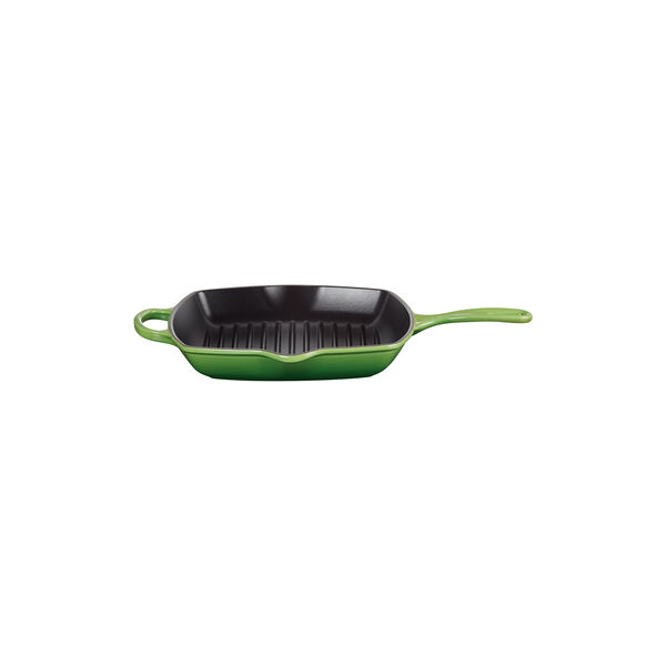 Signature Kvadratisk grillpande, bamboo green, Le Creuset