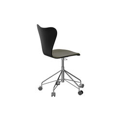 Serie 7&trade; 3117 forsidepolstret kontorstol, Essential moss green, Fritz Hansen