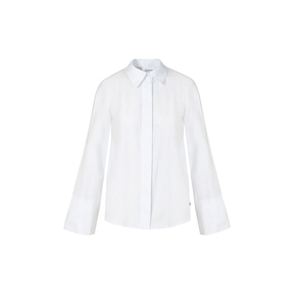 Shirt with pleats, white, Coster Copenhagen