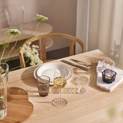 Aino Aalto drikkeglas 2 stk., linen, Iittala