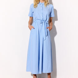 Gudrun Dress, blue, HUNK&Oslash;N