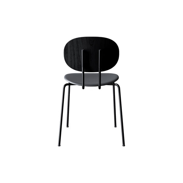 PIET HEIN Chair, black lacquered oak/Solid Black 509, Sibast Furniture