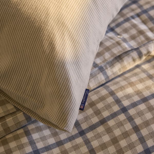 Lyocell Flannel Pillowcase, beige/white, Lexington