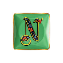 Versace Alphabet Dish N, Rosenthal x Versace