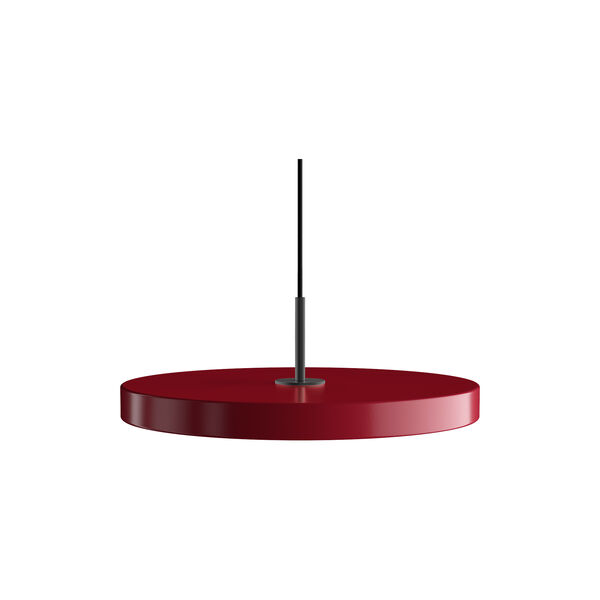 Asteria Plus Pendant, ruby red/black, UMAGE
