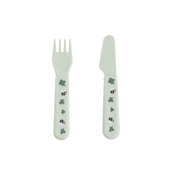 Tiny Farm foodie spisesæt m/sugekop, green, Done by Deer