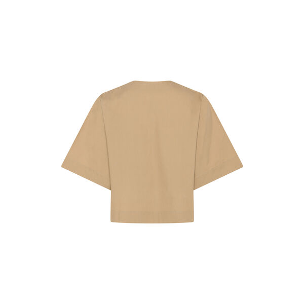 Pia Blouse S/S, sand, LA RŌUGE
