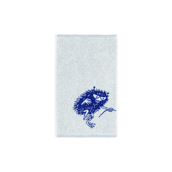 Mumi H&aring;ndkl&aelig;de | Stinky | 30x50 | Bl&aring;, Moomin Arabia