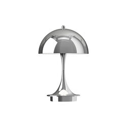 Panthella 160 Portable bordlampe, high lustre chrome plated, Louis Poulsen