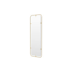 Nimbus Mirror | Rectangular | Polished Brass | Spejl, Audo Copenhagen