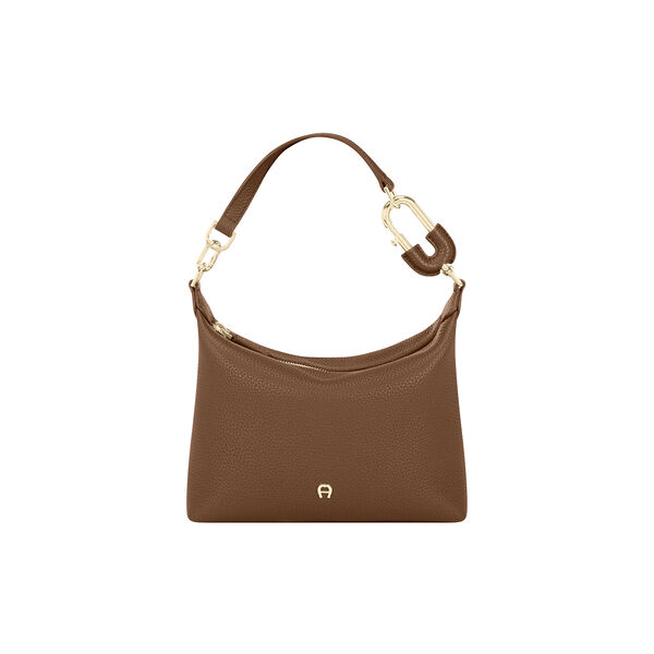 Ina Pouch + Carabiner | Saddle Brown | H&aring;ndtaske, Aigner