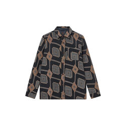 MMGDavid Kara Overshirt, salute navy, MOS MOSH Gallery
