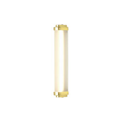 Cabin LED Wall Light 40 cm, polished brass/frosted, Original BTC