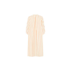 Louise Shirt Dress, sand/orange stripe, LA RŌUGE
