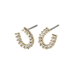 LEANNA Good Luck Crystal Øreringe, gold plated, Pilgrim